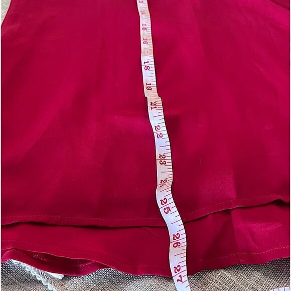 Banana Republic Drapey Red Tank Top XS - Picture 10 of 13